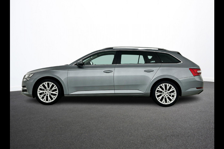 Škoda Superb Combi 1.4 TSI iV Business Edition Plus PHEV Airco ECC Navi Carplay Adaptive Cruise 18" LM Velgen Leder/Alcantara Virtual Cockpit El Achterklep Full LED Stoelverwarming Škoda Superb Combi 1.4 TSI iV Business Edition Plus PHEV Airco ECC Navi Carplay Adaptive Cruise 18" LM Velgen Leder/Alcantara Virtual Cockpit El Achterklep Full LED Stoelverwarming