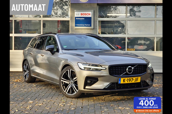 Volvo V60 2.0 B3 R-Design|Automaat|Trekhaak|H&K-audio|Black-pack|19-inch|