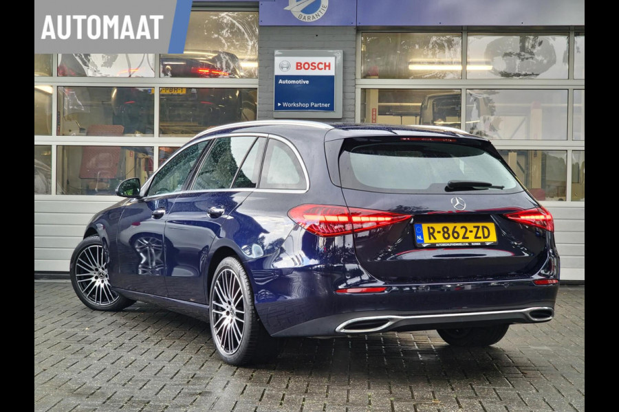 Mercedes-Benz C-Klasse Estate 180 Luxury Line|Trekhaak|LED|Leder|360'Camera|Carplay|Memory stoelen|