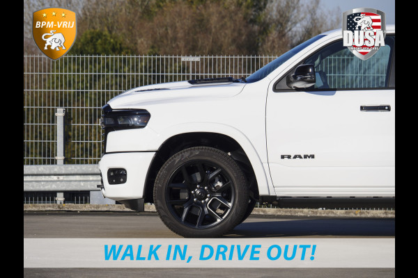 Dodge Ram | 1500 | Laramie | Premium Night | 3.0L I6 Hurricane | Crew Cab | 4X4 | Niveau regeling | 14,4-inch Touchscreen | BPM-VRIJ | Getoonde accessoires zijn verkrijgbaar tegen meerprijs Dodge Ram | 1500 | Laramie | Premium Night | 3.0L I6 Hurricane | Crew Cab | 4X4 | Niveau regeling | 14,4-inch Touchscreen | BPM-VRIJ | Getoonde accessoires zijn verkrijgbaar tegen meerprijs