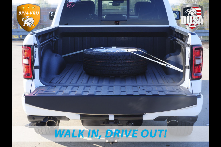 Dodge Ram | 1500 | Laramie | Premium Night | 3.0L I6 Hurricane | Crew Cab | 4X4 | Niveau regeling | 14,4-inch Touchscreen | BPM-VRIJ | Getoonde accessoires zijn verkrijgbaar tegen meerprijs Dodge Ram | 1500 | Laramie | Premium Night | 3.0L I6 Hurricane | Crew Cab | 4X4 | Niveau regeling | 14,4-inch Touchscreen | BPM-VRIJ | Getoonde accessoires zijn verkrijgbaar tegen meerprijs