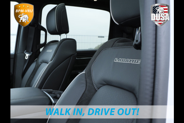 Dodge Ram | 1500 | Laramie | Premium Night | 3.0L I6 Hurricane | Crew Cab | 4X4 | Niveau regeling | 14,4-inch Touchscreen | BPM-VRIJ | Getoonde accessoires zijn verkrijgbaar tegen meerprijs Dodge Ram | 1500 | Laramie | Premium Night | 3.0L I6 Hurricane | Crew Cab | 4X4 | Niveau regeling | 14,4-inch Touchscreen | BPM-VRIJ | Getoonde accessoires zijn verkrijgbaar tegen meerprijs