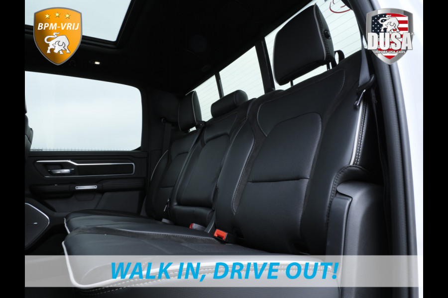 Dodge Ram | 1500 | Laramie | Premium Night | 3.0L I6 Hurricane | Crew Cab | 4X4 | Niveau regeling | 14,4-inch Touchscreen | BPM-VRIJ | Getoonde accessoires zijn verkrijgbaar tegen meerprijs Dodge Ram | 1500 | Laramie | Premium Night | 3.0L I6 Hurricane | Crew Cab | 4X4 | Niveau regeling | 14,4-inch Touchscreen | BPM-VRIJ | Getoonde accessoires zijn verkrijgbaar tegen meerprijs
