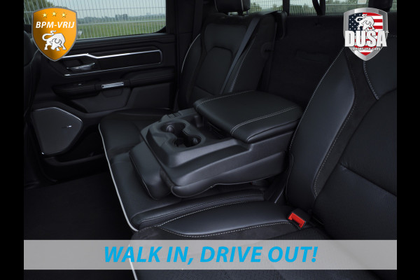 Dodge Ram | 1500 | Laramie | Premium Night | 3.0L I6 Hurricane | Crew Cab | 4X4 | Niveau regeling | 14,4-inch Touchscreen | BPM-VRIJ | Getoonde accessoires zijn verkrijgbaar tegen meerprijs Dodge Ram | 1500 | Laramie | Premium Night | 3.0L I6 Hurricane | Crew Cab | 4X4 | Niveau regeling | 14,4-inch Touchscreen | BPM-VRIJ | Getoonde accessoires zijn verkrijgbaar tegen meerprijs