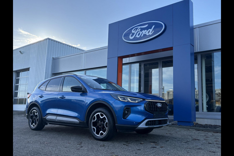 Ford Kuga 2.5 FHEV Active X 190pk | 4WD | 2.100kg Trekgewicht | Driver Assistance Pack | Technology Pack | Winterpack | Panoramadak | All Weather Banden | Geen stekker nodig