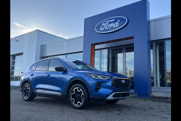 Ford Kuga 2.5 FHEV Active X 190pk | 4WD | 2.100kg Trekgewicht | Driver Assistance Pack | Technology Pack | Winterpack | Panoramadak | All Weather Banden | Geen stekker nodig