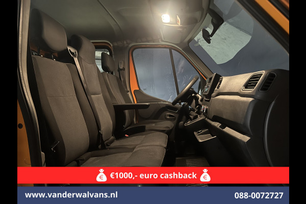 Renault Master 2.3 dCi 135pk *Rijklaar Direct Rijden* Pickup Open laadbak Dubbel cabine Euro6 Airco | 7-Zits | 2500kg Trekhaak Bluetooth-telefoonvoorbereiding