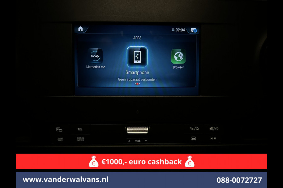 Mercedes-Benz Sprinter 317 CDI 170pk L3H2 Euro6 *Rijklaar Direct Rijden* Airco | MBUX | Camera | Navigatie | Trekhaak | Cruisecontrol Parkeersensoren, Bijrijdersbank, MBUX