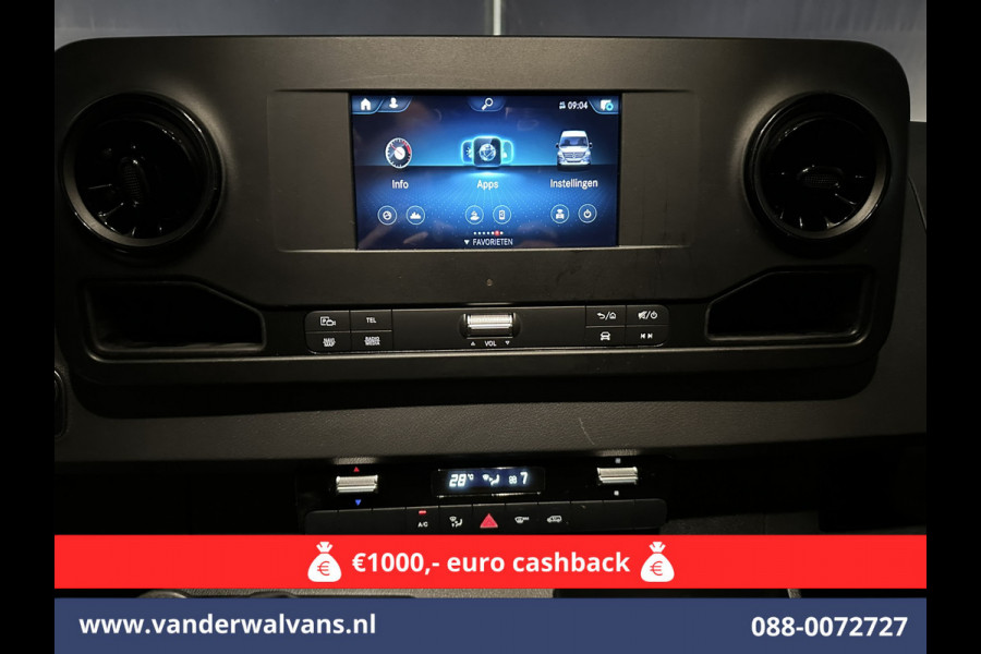 Mercedes-Benz Sprinter 317 CDI 170pk L3H2 Euro6 *Rijklaar Direct Rijden* Airco | MBUX | Camera | Navigatie | Trekhaak | Cruisecontrol Parkeersensoren, Bijrijdersbank, MBUX