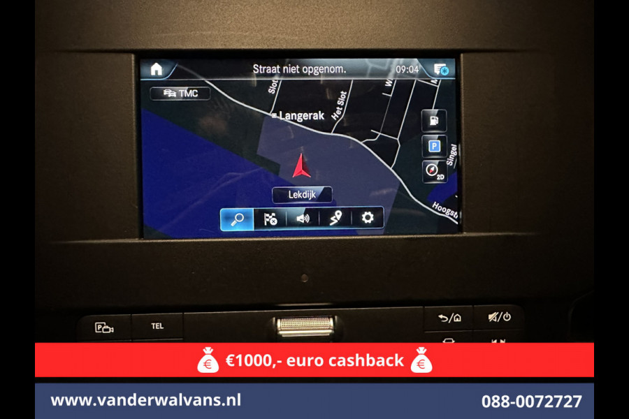 Mercedes-Benz Sprinter 317 CDI 170pk L3H2 Euro6 *Rijklaar Direct Rijden* Airco | MBUX | Camera | Navigatie | Trekhaak | Cruisecontrol Parkeersensoren, Bijrijdersbank, MBUX