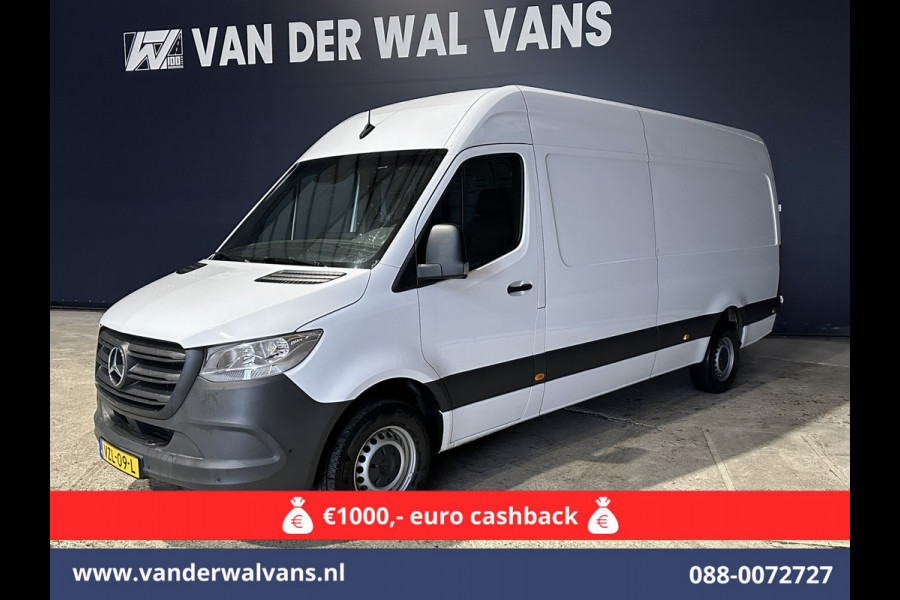 Mercedes-Benz Sprinter 317 CDI 170pk L3H2 Euro6 *Rijklaar Direct Rijden* Airco | MBUX | Camera | Navigatie | Trekhaak | Cruisecontrol Parkeersensoren, Bijrijdersbank, MBUX