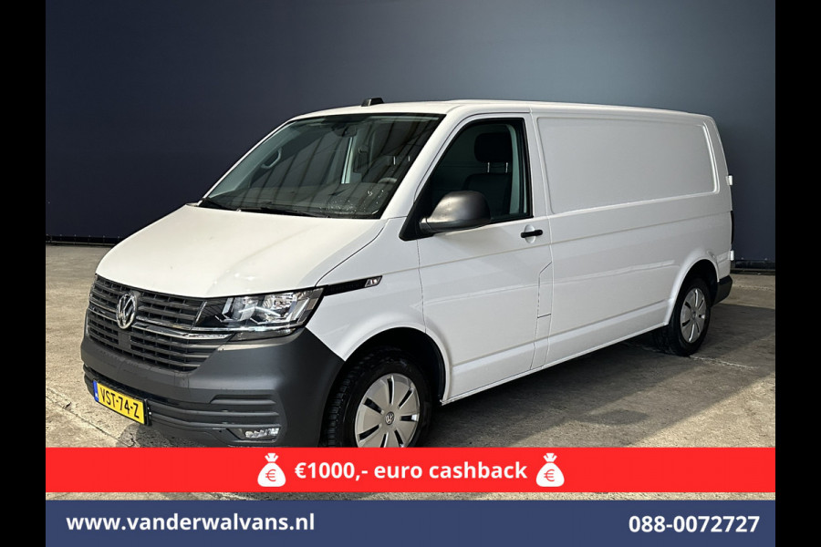 Volkswagen Transporter 2.0 TDI 150pk L2H1 Euro6 Airco | 2500kg Trekhaak | Apple Carplay | Android Auto Parkeersensoren, Cruisecontrol Volkswagen Transporter 2.0 TDI 150pk L2H1 Euro6 Airco | 2500kg Trekhaak | Apple Carplay | Android Auto Parkeersensoren, Cruisecontrol