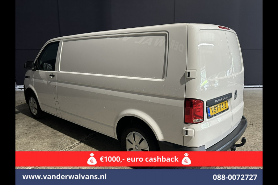 Volkswagen Transporter 2.0 TDI 150pk L2H1 Euro6 Airco | 2500kg Trekhaak | Apple Carplay | Android Auto Parkeersensoren, Cruisecontrol Volkswagen Transporter 2.0 TDI 150pk L2H1 Euro6 Airco | 2500kg Trekhaak | Apple Carplay | Android Auto Parkeersensoren, Cruisecontrol