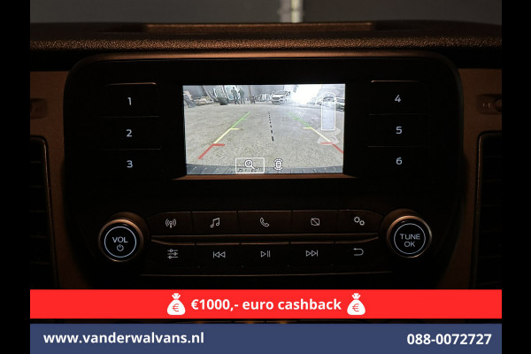 Ford Transit Custom 2.0 TDCI L1H1 Euro6 Airco | Camera | LED | Cruisecontrol | Parkeersensoren Bijrijdersbank, 2500kg trekvermogen