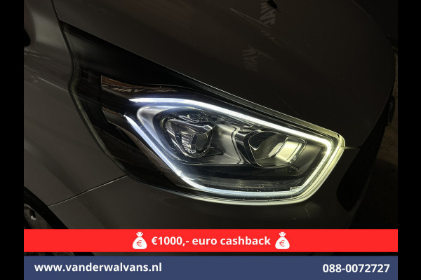 Ford Transit Custom 2.0 TDCI L1H1 Euro6 Airco | Camera | LED | Cruisecontrol | Parkeersensoren Bijrijdersbank, 2500kg trekvermogen