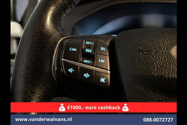 Ford Transit Custom 2.0 TDCI L1H1 Euro6 Airco | Camera | LED | Cruisecontrol | Parkeersensoren Bijrijdersbank, 2500kg trekvermogen