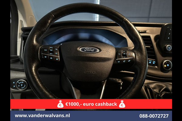 Ford Transit Custom 2.0 TDCI L1H1 Euro6 Airco | Camera | LED | Cruisecontrol | Parkeersensoren Bijrijdersbank, 2500kg trekvermogen
