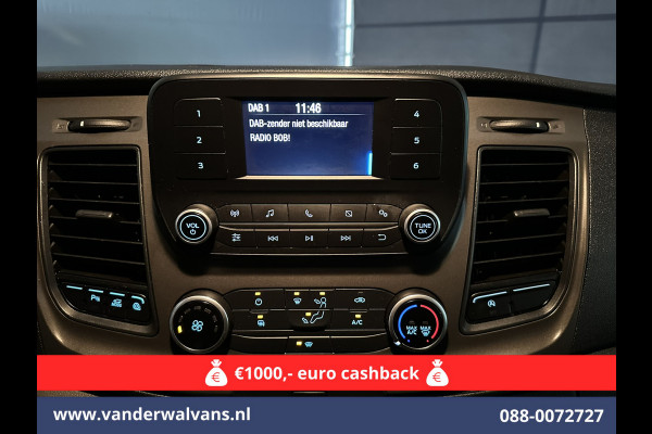 Ford Transit Custom 2.0 TDCI L1H1 Euro6 Airco | Camera | LED | Cruisecontrol | Parkeersensoren Bijrijdersbank, 2500kg trekvermogen