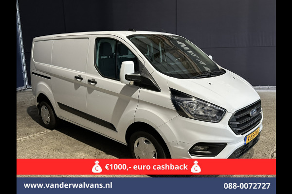 Ford Transit Custom 2.0 TDCI L1H1 Euro6 Airco | Camera | LED | Cruisecontrol | Parkeersensoren Bijrijdersbank, 2500kg trekvermogen