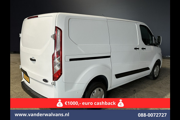 Ford Transit Custom 2.0 TDCI L1H1 Euro6 Airco | Camera | LED | Cruisecontrol | Parkeersensoren Bijrijdersbank, 2500kg trekvermogen
