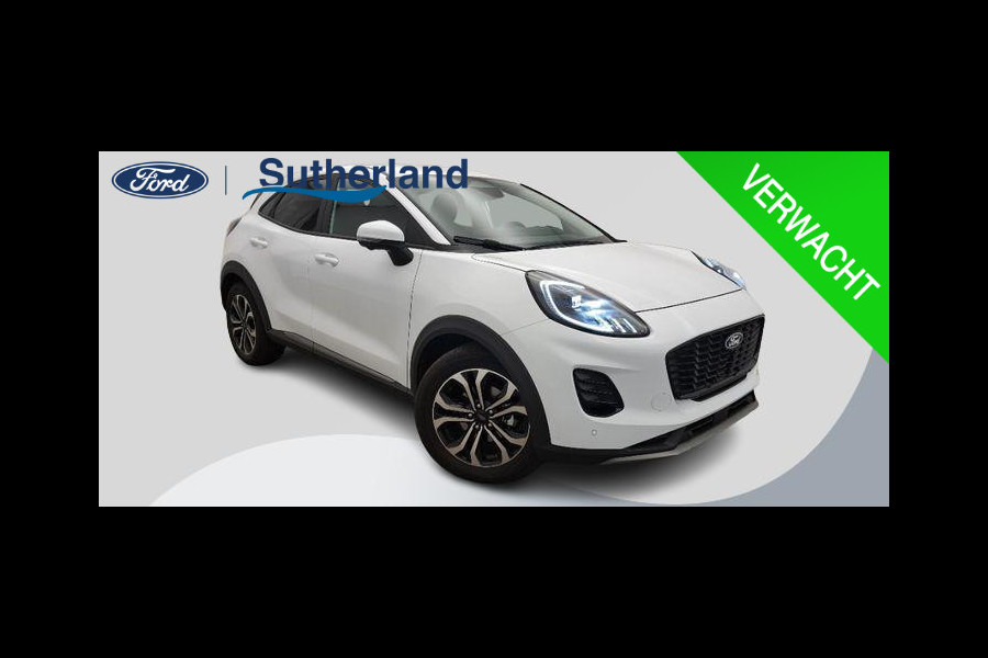 Ford Puma 1.0 EcoBoost Hybrid Titanium 125pk | Driver Assistance Pack | Matrix LED koplampen | Winterpack | Reservewiel | Comfort Pack Ford Puma 1.0 EcoBoost Hybrid Titanium 125pk | Driver Assistance Pack | Matrix LED koplampen | Winterpack | Reservewiel | Comfort Pack