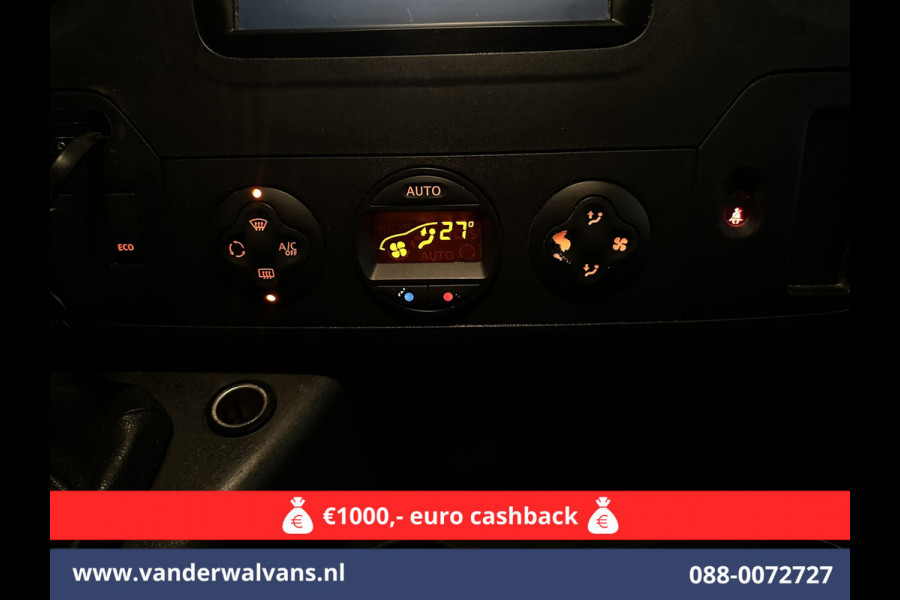 Opel Movano 2.3 CDTI 145pk L2H2 Euro6 Airco | Imperiaal | Trap | Camera | Navigatie | 2500kg Trekhaak Cruisecontrol, Parkeersensoren, Bijrijdersbank