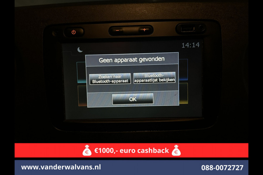 Opel Movano 2.3 CDTI 145pk L2H2 Euro6 Airco | Imperiaal | Trap | Camera | Navigatie | 2500kg Trekhaak Cruisecontrol, Parkeersensoren, Bijrijdersbank