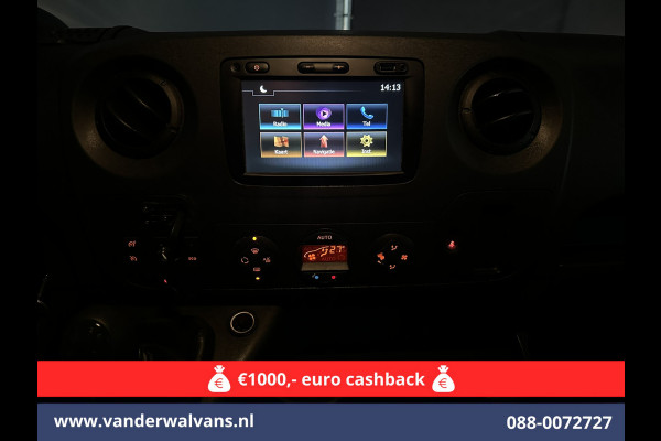 Opel Movano 2.3 CDTI 145pk L2H2 Euro6 Airco | Imperiaal | Trap | Camera | Navigatie | 2500kg Trekhaak Cruisecontrol, Parkeersensoren, Bijrijdersbank