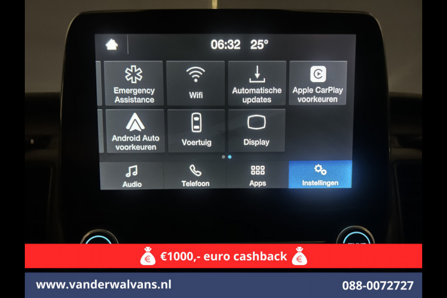 Ford Transit Custom 2.0 TDCI L2H1 Euro6 *Rijklaar Direct Rijden* Airco | Camera | Apple Carplay | Cruisecontrol | LED | Parkeersensoren Android Auto, Verwarmde voorruit, Bijrijdersbank, 2800kg trekvermogen