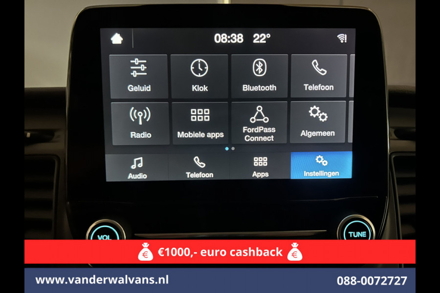 Ford Transit Custom 2.0 TDCI L2H1 Euro6 Airco | Camera | LED | Cruisecontrol | Parkeersensoren Verwarmde voorruit, Bijrijdersbank, 2800kg trekvermogen