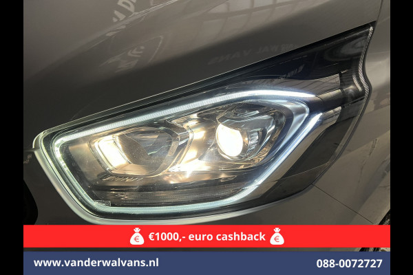 Ford Transit Custom 2.0 TDCI L2H1 Euro6 Airco | Camera | LED | Cruisecontrol | Parkeersensoren Verwarmde voorruit, Bijrijdersbank, 2800kg trekvermogen