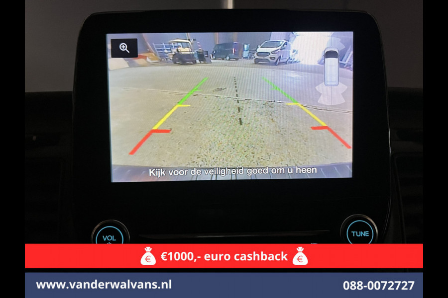 Ford Transit Custom 2.0 TDCI L2H1 Euro6 Airco | Camera | LED | Cruisecontrol | Parkeersensoren Verwarmde voorruit, Bijrijdersbank, 2800kg trekvermogen