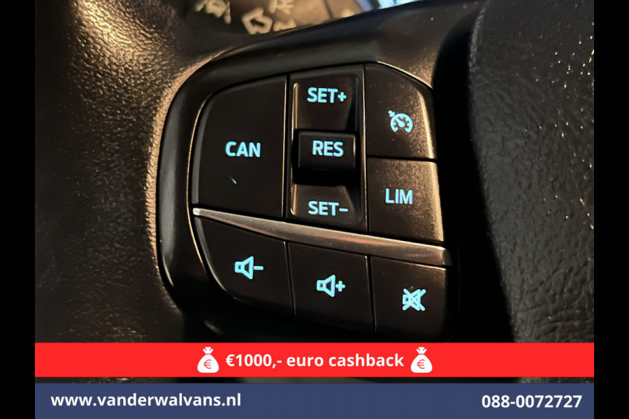 Ford Transit Custom 2.0 TDCI L2H1 Euro6 Airco | Camera | LED | Cruisecontrol | Parkeersensoren Verwarmde voorruit, Bijrijdersbank, 2800kg trekvermogen