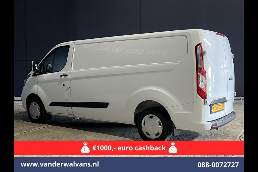 Ford Transit Custom 2.0 TDCI L2H1 Euro6 Airco | Camera | LED | Cruisecontrol | Parkeersensoren Verwarmde voorruit, Bijrijdersbank, 2800kg trekvermogen