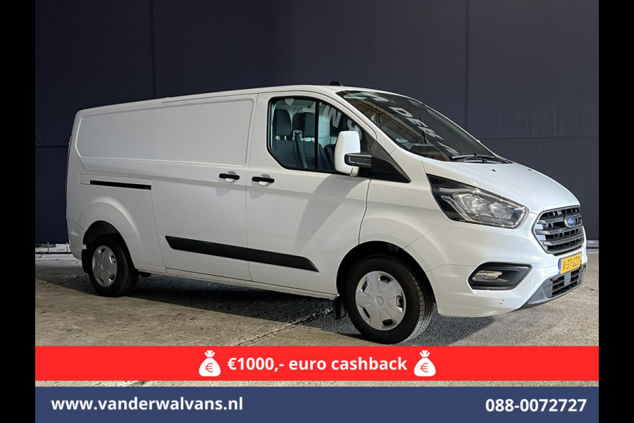 Ford Transit Custom 2.0 TDCI L2H1 Euro6 Airco | Camera | LED | Cruisecontrol | Parkeersensoren Verwarmde voorruit, Bijrijdersbank, 2800kg trekvermogen