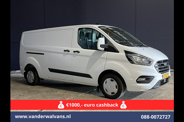 Ford Transit Custom 2.0 TDCI L2H1 Euro6 Airco | Camera | LED | Cruisecontrol | Parkeersensoren Verwarmde voorruit, Bijrijdersbank, 2800kg trekvermogen