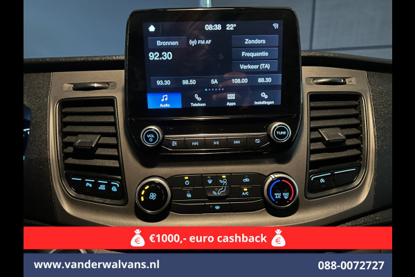Ford Transit Custom 2.0 TDCI L2H1 Euro6 Airco | Camera | LED | Cruisecontrol | Parkeersensoren Verwarmde voorruit, Bijrijdersbank, 2800kg trekvermogen