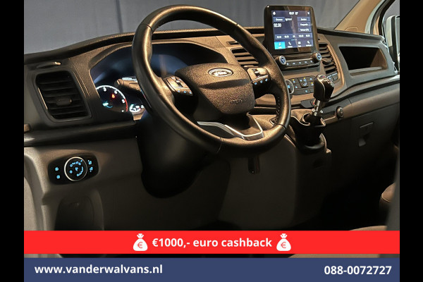 Ford Transit Custom 2.0 TDCI L2H1 Euro6 Airco | Camera | LED | Cruisecontrol | Parkeersensoren Verwarmde voorruit, Bijrijdersbank, 2800kg trekvermogen