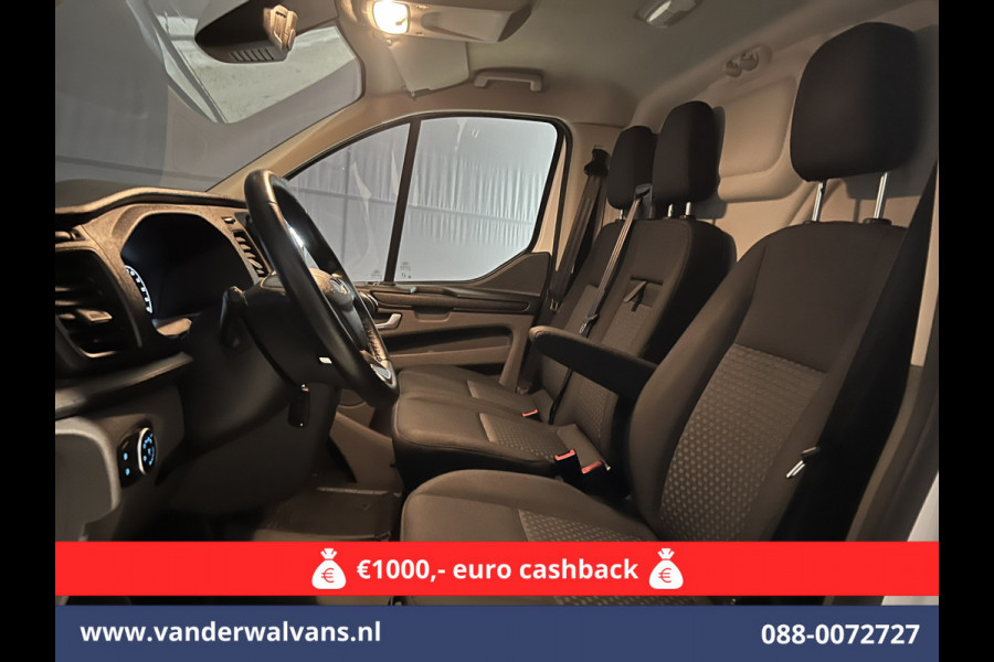 Ford Transit Custom 2.0 TDCI L2H1 Euro6 Airco | Camera | LED | Cruisecontrol | Parkeersensoren Verwarmde voorruit, Bijrijdersbank, 2800kg trekvermogen