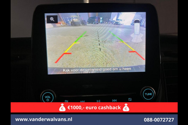 Ford Transit Custom 2.0 TDCI L2H1 Euro6 # Airco | Camera | Apple Carplay | Android Auto | LED | Cruisecontrol Parkeersensoren, verwarmde voorruit, Bijrijdersbank, 2800kg trekvermogen