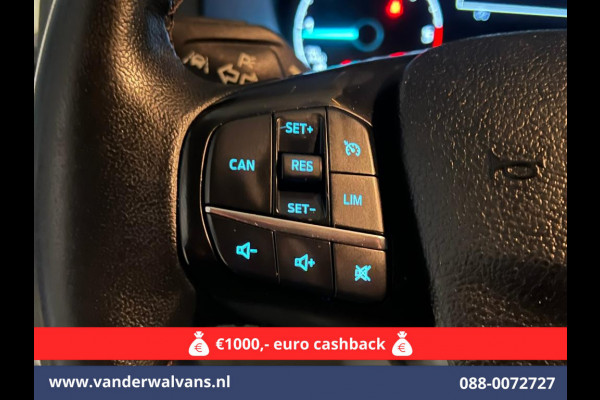Ford Transit Custom 2.0 TDCI L2H1 Euro6 # Airco | Camera | Apple Carplay | Android Auto | LED | Cruisecontrol Parkeersensoren, verwarmde voorruit, Bijrijdersbank, 2800kg trekvermogen
