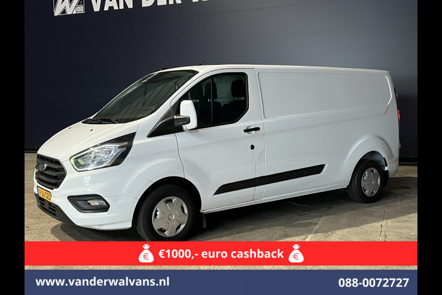 Ford Transit Custom 2.0 TDCI L2H1 Euro6 # Airco | Camera | Apple Carplay | Android Auto | LED | Cruisecontrol Parkeersensoren, verwarmde voorruit, Bijrijdersbank, 2800kg trekvermogen
