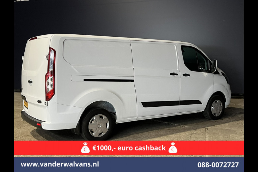 Ford Transit Custom 2.0 TDCI L2H1 Euro6 # Airco | Camera | Apple Carplay | Android Auto | LED | Cruisecontrol Parkeersensoren, verwarmde voorruit, Bijrijdersbank, 2800kg trekvermogen