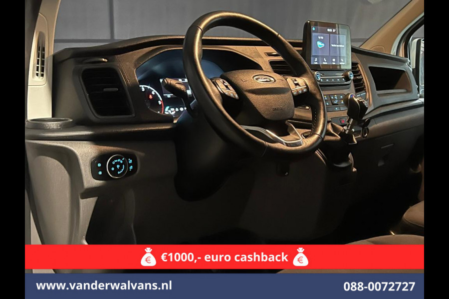 Ford Transit Custom 2.0 TDCI L2H1 Euro6 # Airco | Camera | Apple Carplay | Android Auto | LED | Cruisecontrol Parkeersensoren, verwarmde voorruit, Bijrijdersbank, 2800kg trekvermogen