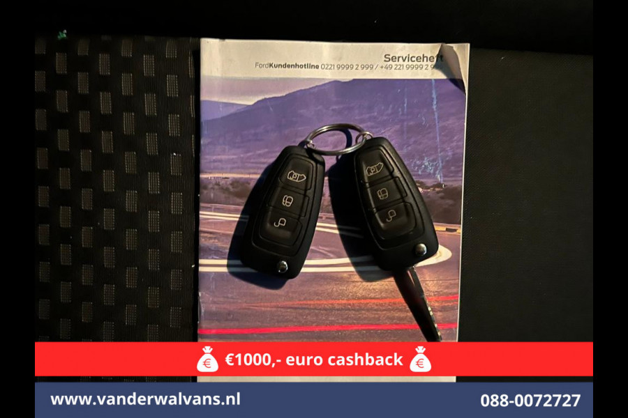 Ford Transit Custom 2.0 TDCI L2H1 Euro6 # Airco | Camera | Apple Carplay | Android Auto | LED | Cruisecontrol Parkeersensoren, verwarmde voorruit, Bijrijdersbank, 2800kg trekvermogen