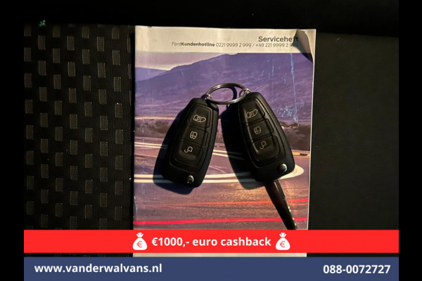 Ford Transit Custom 2.0 TDCI L2H1 Euro6 # Airco | Camera | Apple Carplay | Android Auto | LED | Cruisecontrol Parkeersensoren, verwarmde voorruit, Bijrijdersbank, 2800kg trekvermogen
