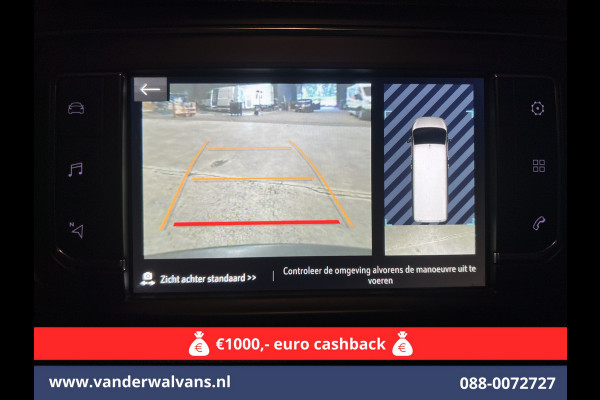 Opel Vivaro 2.0 CDTI 177pk Automaat L3H1 Euro6 # Airco | Camera | Apple Carplay | Android Auto Cruisecontrol, Parkeersensoren, Bijrijdersbank, 2500kg trekvermogen