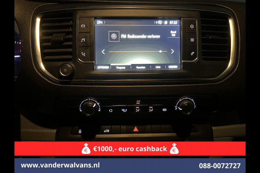 Opel Vivaro 2.0 CDTI 177pk Automaat L3H1 Euro6 # Airco | Camera | Apple Carplay | Android Auto Cruisecontrol, Parkeersensoren, Bijrijdersbank, 2500kg trekvermogen