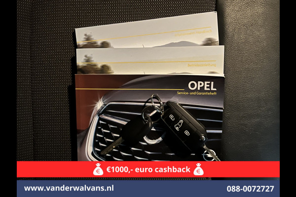 Opel Vivaro 2.0 CDTI 177pk Automaat L3H1 Euro6 # Airco | Camera | Apple Carplay | Android Auto Cruisecontrol, Parkeersensoren, Bijrijdersbank, 2500kg trekvermogen