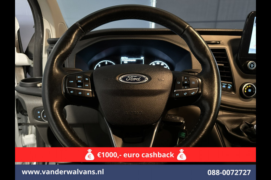 Ford Transit Custom 2.0 TDCI L2H1 Euro6 Airco | Camera | Apple Carplay | LED | Cruisecontrol 2800kg trekvermogen, Android Auto, Parkeersensoren, Verwarmde voorruit, Bijrijdersbank